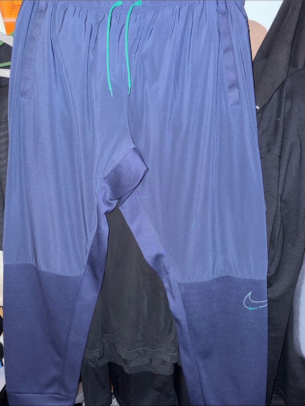 Men’s Nike Navy & Teal Athletic Joggers XXL
